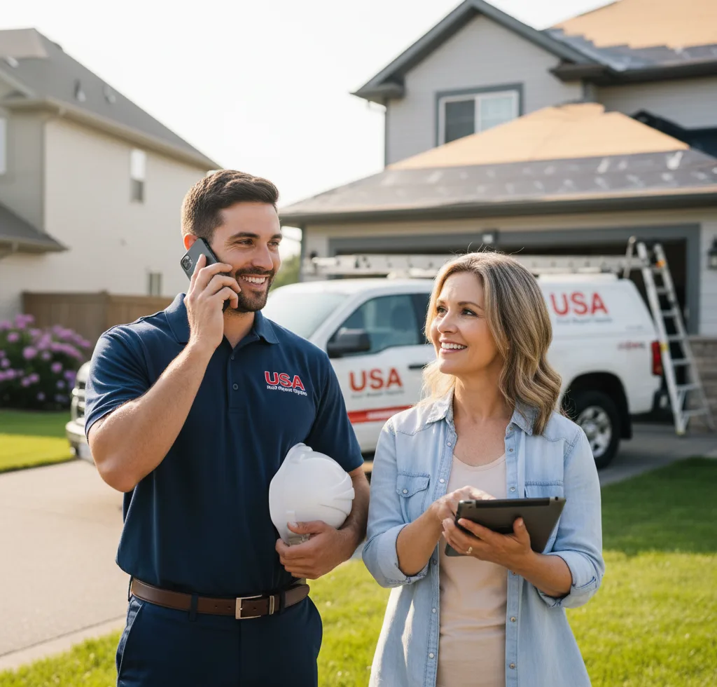 USA Roof Repair Experts customer support in Nancy